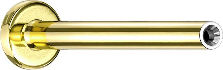 Produktbild Star Piercing Micro Threadless Labret-Stab vergoldet (Chirurgenstahl 316L)