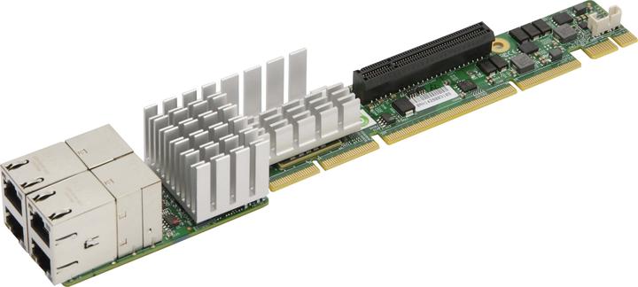 Supermicro AOC-UR-i4XT 1U Ultra Riser - adaptateur réseau