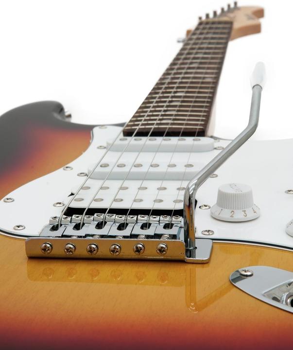 Actual product image Dimavery ST-312 electric guitar, sunburst (Electric guitar)