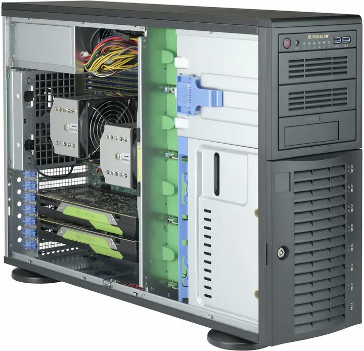 Actual product image Supermicro S 4HE CSE-743AC-1K26B-SQ