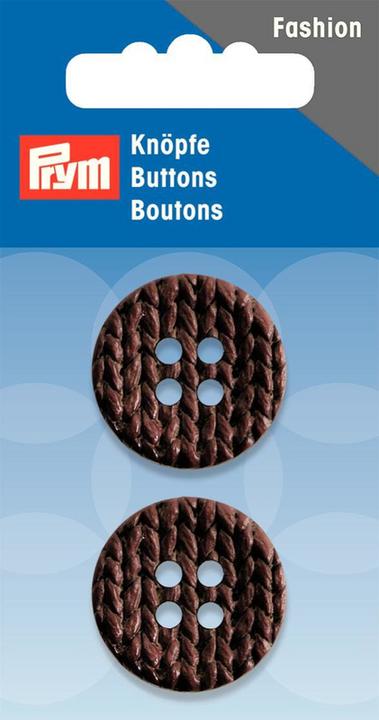 Immagine prodotto Prym Bottone a 4 fori in maglia marrone 25 mm