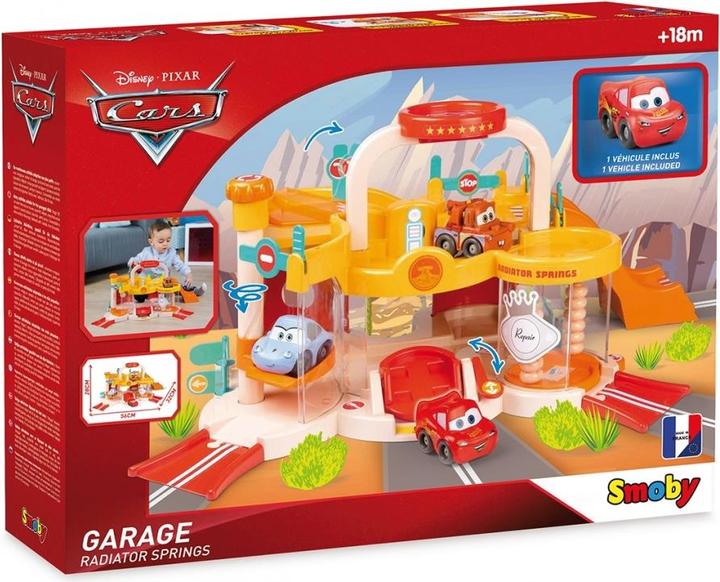 Actual product image Smoby Vroom Planet Cars garage