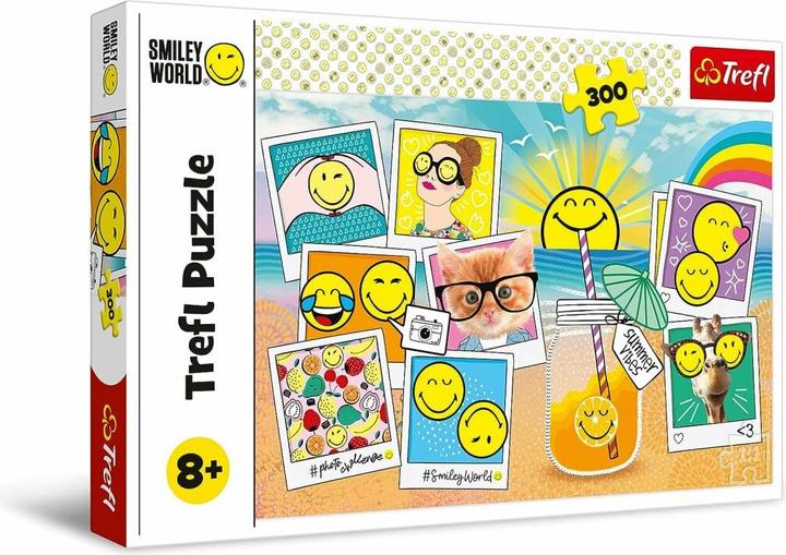 Actual product image Trefl Puzzle 300 Smiley on holiday (300 pieces)