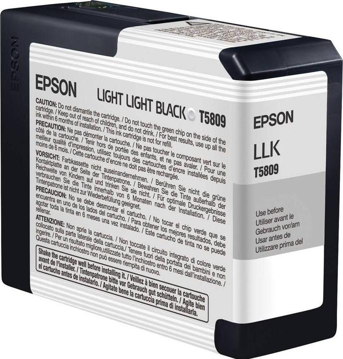 Actual product image Epson T5809 (FC, GY)