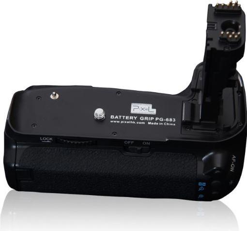 Image du produit Pixel Poignée de batterie E9 pour Canon EOS 60D (Poignée d'alimentation)