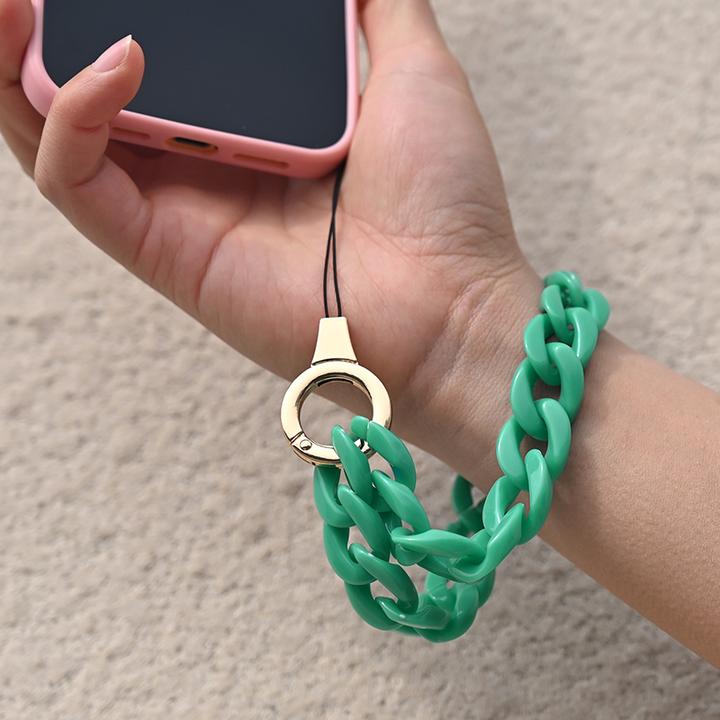 Produktbild PhoneLook Universalarmband Befestigung für Schale/Gabel Telefon bunte Kette Türkis