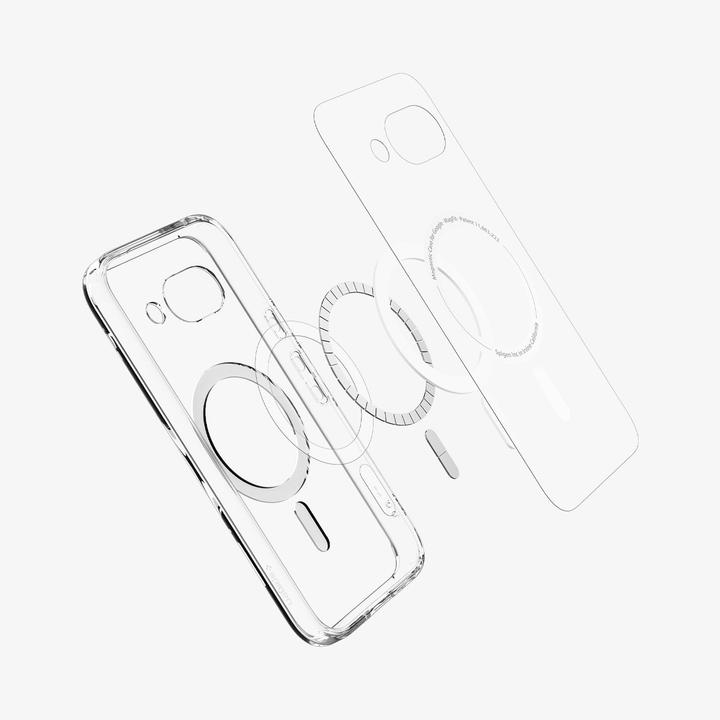 Produktbild Spigen - Ultra Hybrid MagSafe - Google Pixel 9a - Clear / White (Google Pixel 9a)