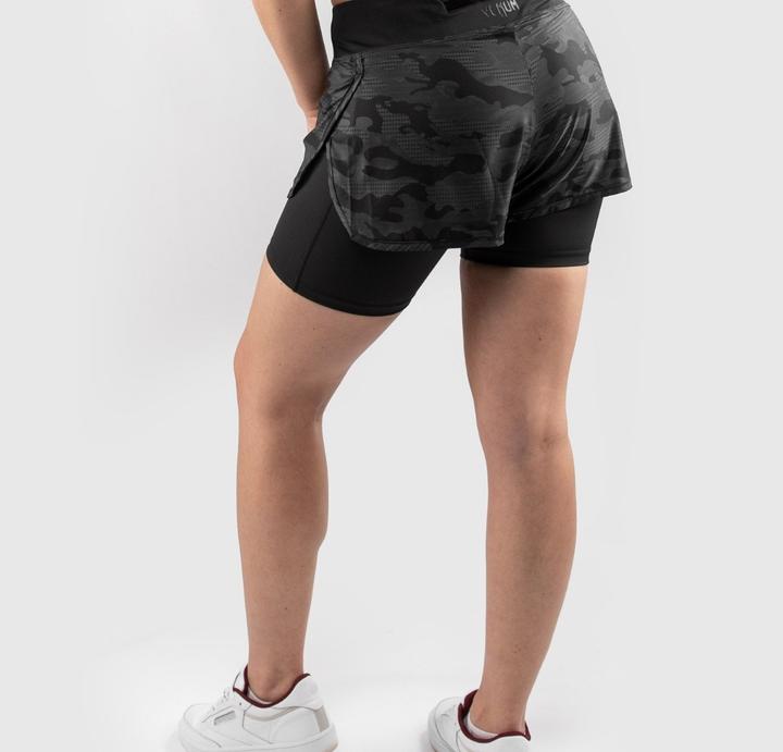 Produktbild Venum Defender Hybrid Compression Shorts - Black/Black (M)