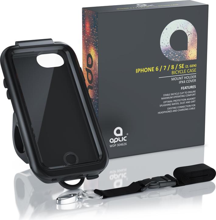 Produktbild Aplic Handy Fahrradhalterung, wasserabweisende Halterung für Apple iPhone 6 / 6s / 7 / 8 / SE 2nd 3rd Gen