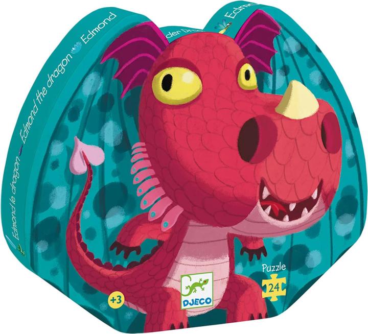 Produktbild Djeco Puzzle Edmond der Drache (24 Teile)