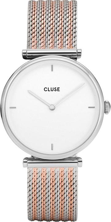 Cluse Triomphe Mesh Silver (Analoguhr, 33 mm)