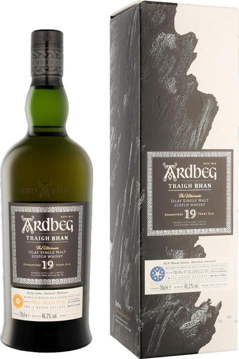 Ardbeg TRAIGH BHAN 19 Years Old Batch No. 4 46,2% Vol. 0,7l in gift box (Single Malt, 1 x 70 cl)