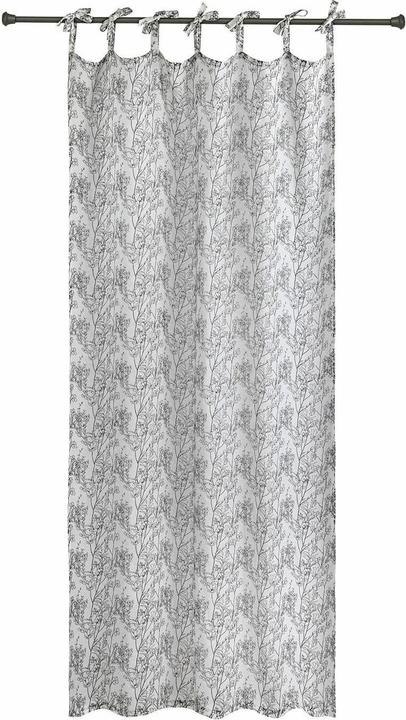 Immagine prodotto Loberon Tenda Zaylia bianco/nero (H/W 250/135 cm)