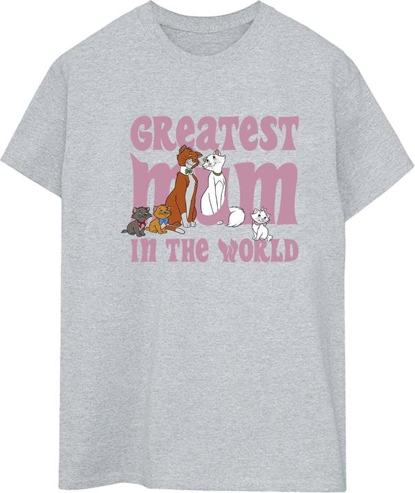Disney The Aristocats Greatest Mum Baumwolle Boyfriend TShirt