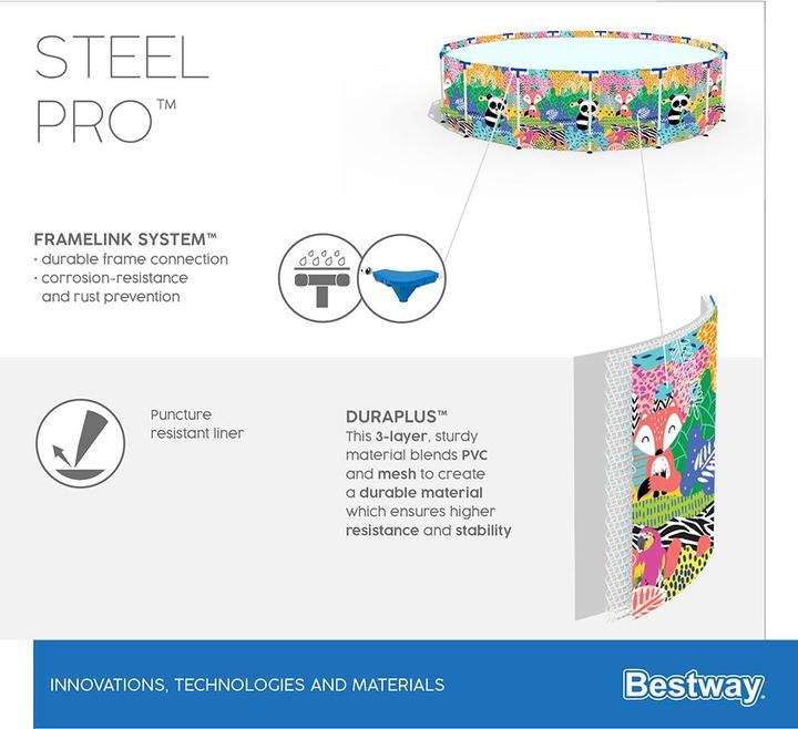 Image du produit Bestway Piscine Steel Pro 274x66cm (Ø 274 x 66 cm)