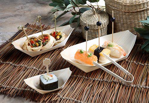 Actual product image Papstar Fingerfood - Bowls "pure" "shuttles (50 x)