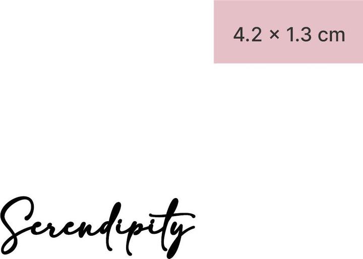 minink Temporary tattoo - Serendipity