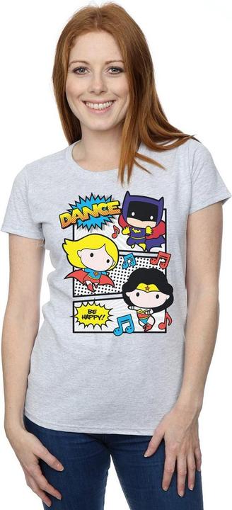 Immagine prodotto Chibi Super Friends Dance Maglietta Donna (M)