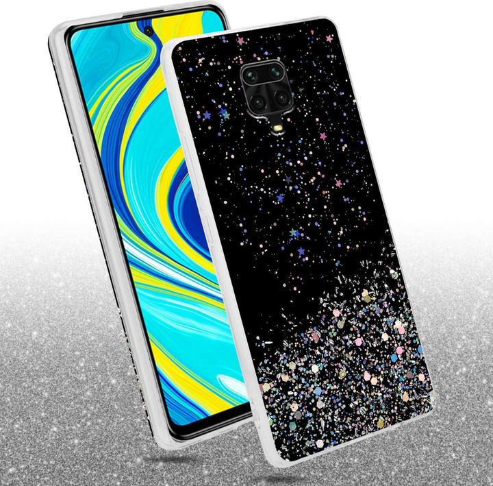 Produktbild Cadorabo TPU Hülle für Xiaomi RedMi NOTE 9 PRO / NOTE 9S mit Glitzer (Xiaomi Redmi Note 9 Pro, Xiaomi Redmi Note 9S)