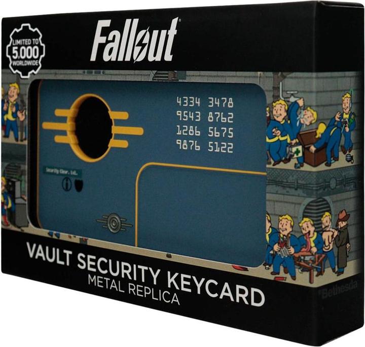 Image du produit Fanattik Réplique de Fallout Vault Security Keycard édition limitée