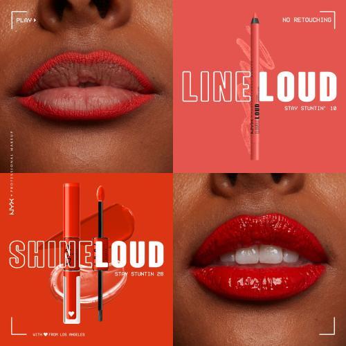 Actual product image NYX Professional Make-Up Shine Loud High Pigment (28 Stay Stuntin')