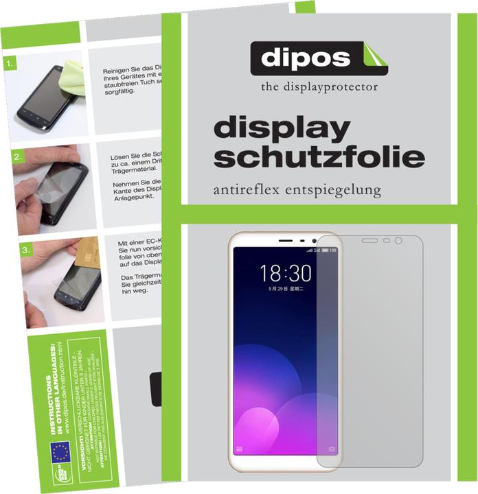 Immagine prodotto Dipos Pellicola Protettiva Antiriflesso (2 Pezzo/i, Meizu M6T)