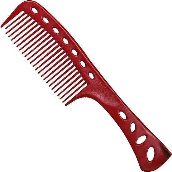 Actual product image Haaro Y.S. Dyeing comb No. 601 red