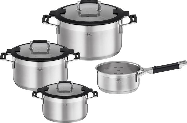 Immagine prodotto Rösle Set di pentole Röse Silence PRO 4 pezzi. (24 cm, Set di pentole e padelle da cucina, Acciaio inossidabile)