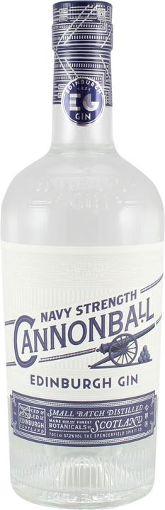 Actual product image Edinburgh Gin Cannonball Navy Strength Gin (1 x 70 cl)