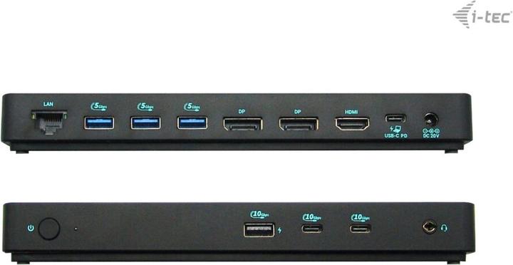 Actual product image i-tec USB-C Triple 4K Display Docking Station (USB-C, 9 Ports)