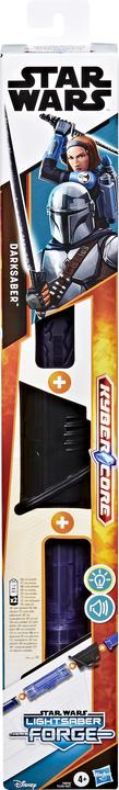 Actual product image Hasbro Star Wars Lightsaber Forge Kyber electronic lightsaber Darksaber