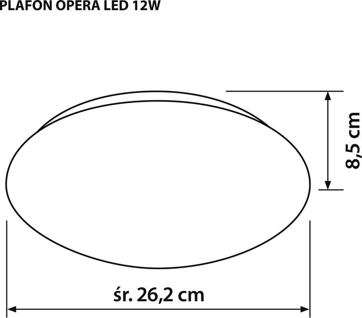 Produktbild Activejet AJE-OPERA Deckenbeleuchtung Nicht austauschbare Glühbirne(n) LED A++ (1000 lm)