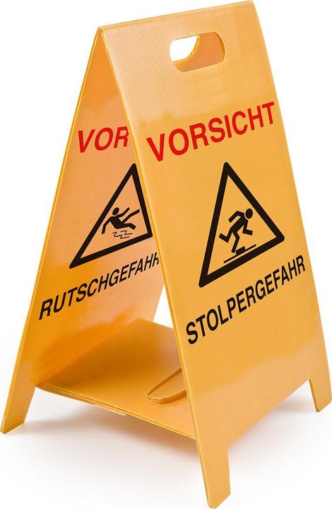 Image du produit Brady Panneau de signalisation standard, polypropylène, noir & rouge sur jaune, inscription : ATTENTION