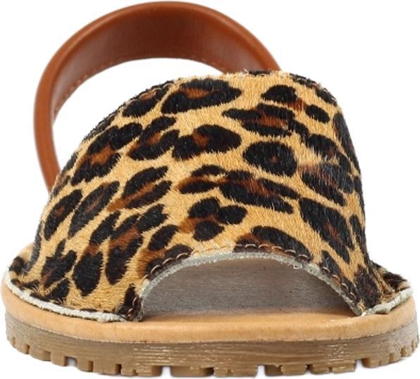 Actual product image Lunar Womens/Ladies Azura Leopard Print Leather Sandals (39)