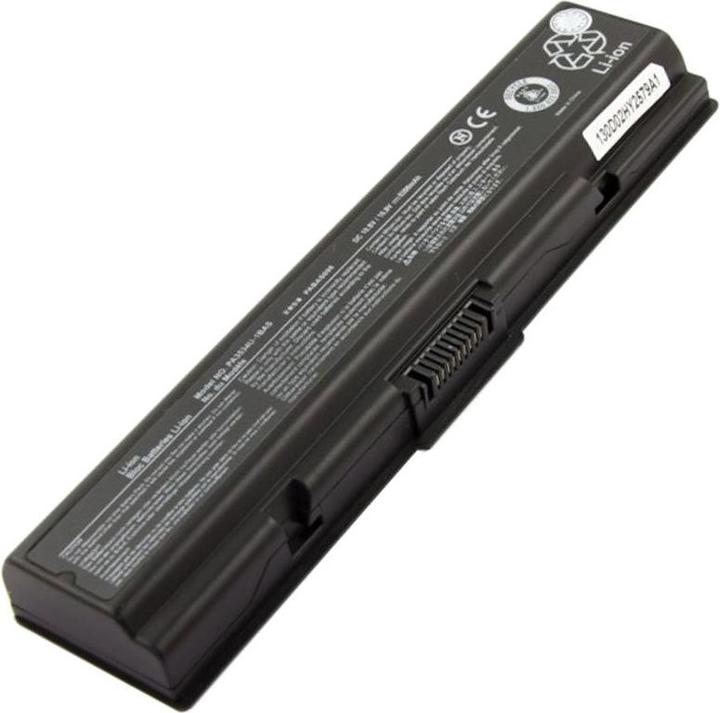 Actual product image AccuCell Battery suitable for Toshiba Satellite A200, A300, L200