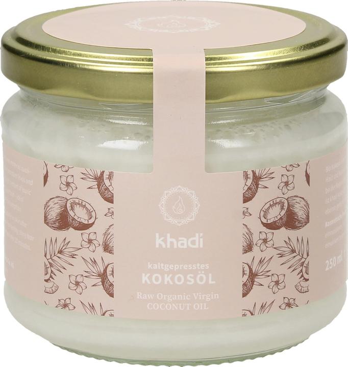 Actual product image Khadi Coconut oil- Huile de Noix de Coco (Body cream)