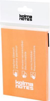Actual product image Kolma Sticky notes Notes A7 static cling orange (74 x 105 mm)