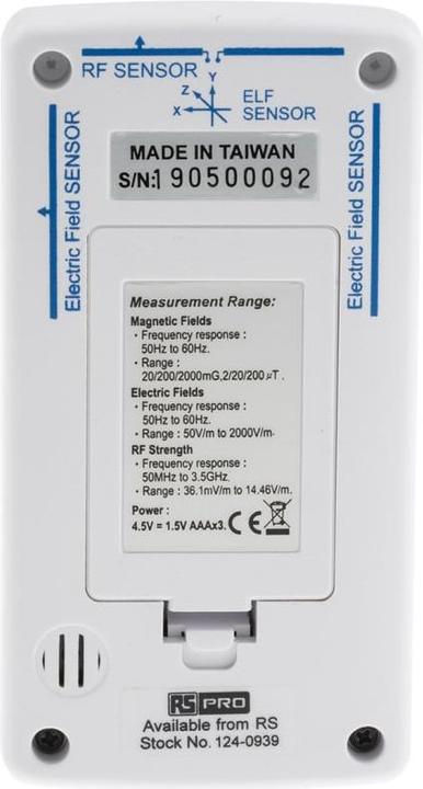 Actual product image Rs Pro Multi-field EMF meter