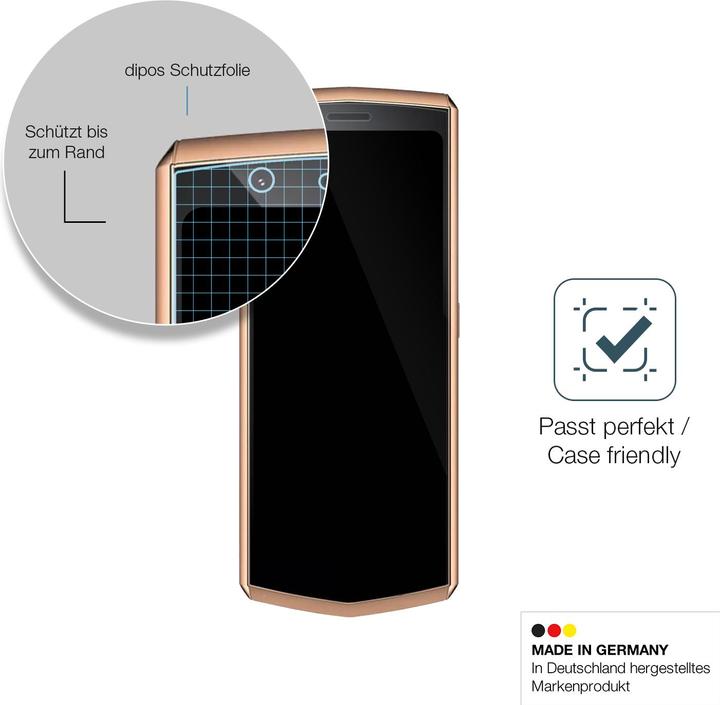 Actual product image Dipos Anti-Shock Screen Protector Clear (1 Piece, Cubot Pocket 3)