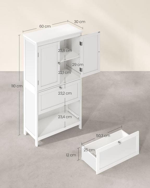 Image du produit Vasagle Liam (60 x 30 x 110 cm)