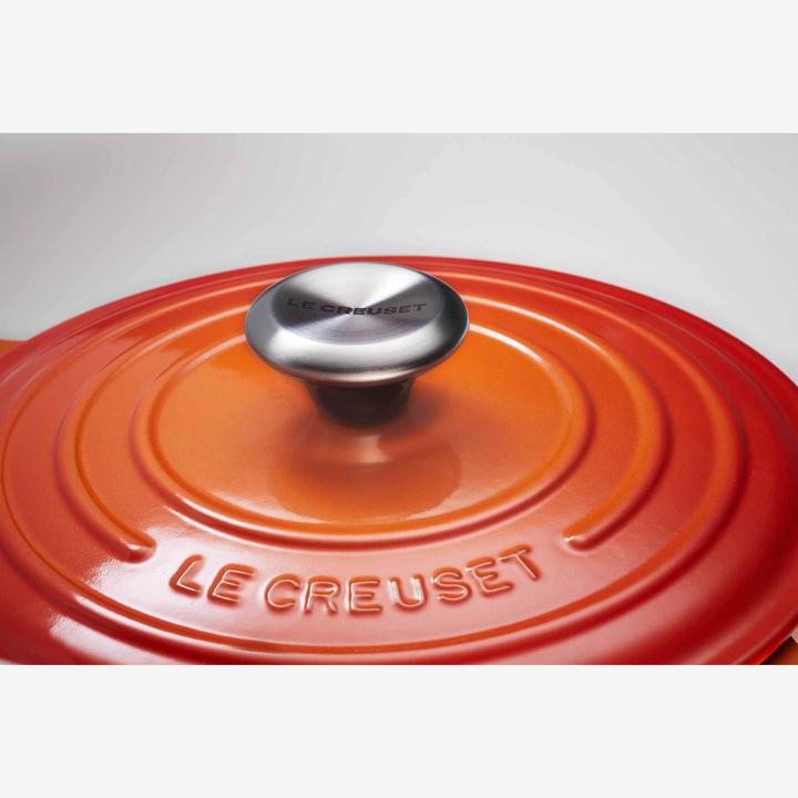 Actual product image Le Creuset Roaster Rd Sig 26 Cm Deep Teal Cast iron (26 cm, Casserole + Stewpot, Cast iron)