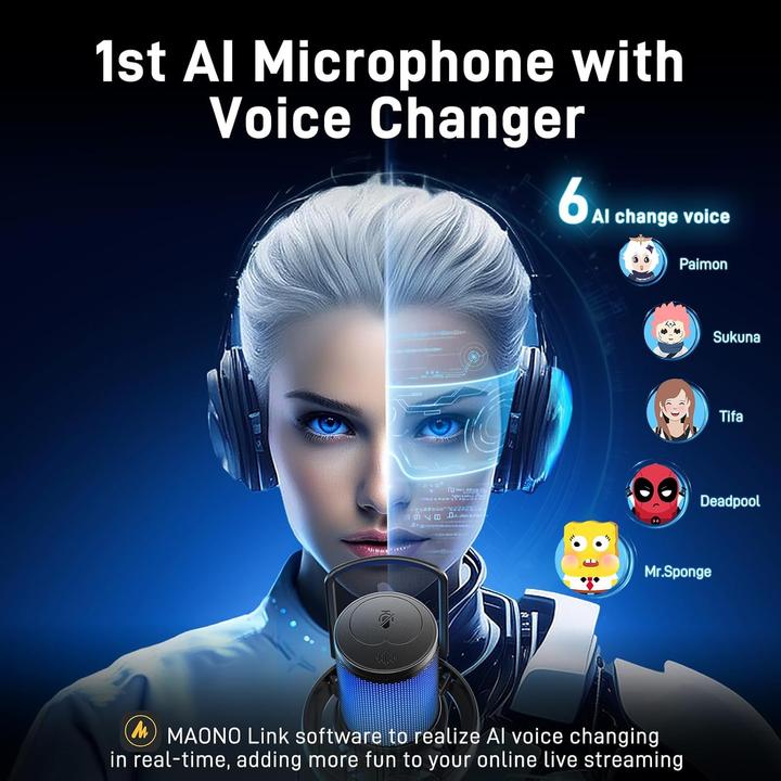 Actual product image Maono DM40 Pro Microphone (black)