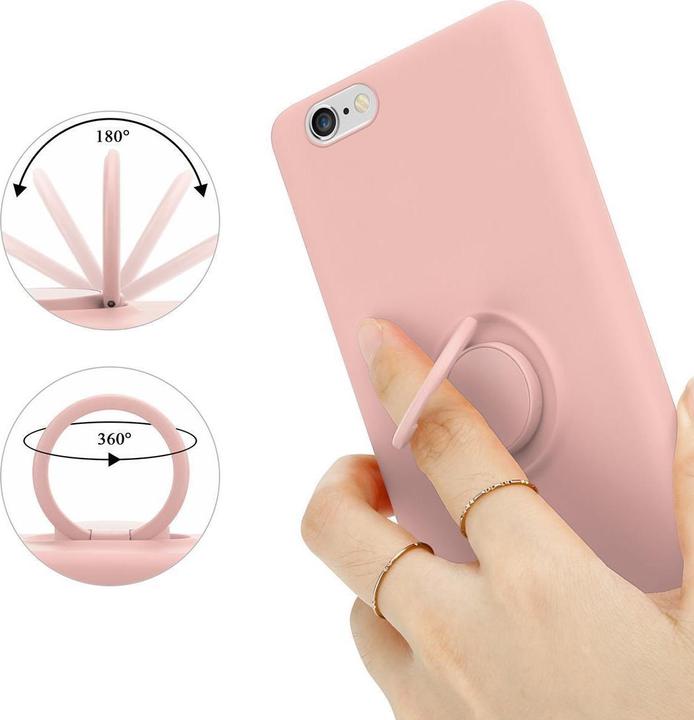 Actual product image Cadorabo TPU Liquid Ring Silicone Case Cover (Apple iPhone 6 Plus)