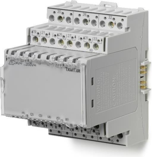Actual product image Siemens TXM1.6R Relay module with 6 data points