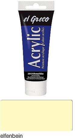 Actual product image Kreul el Greco Acrylic 75ml (Ivory, 75 ml)