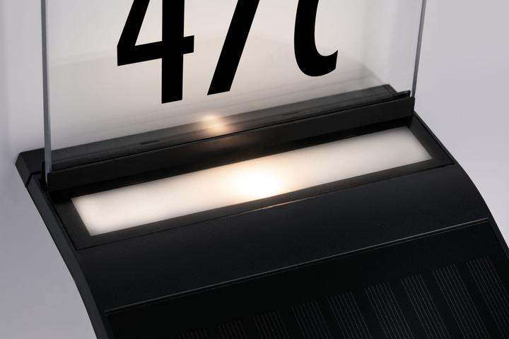Image du produit Paulmann Numéros de maison solaires (145 lm, IP44)