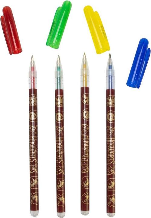 Immagine prodotto Blue Sky Harry Potter - Stylos à gel avec écusson des maisons (Multicolore, 4 x)