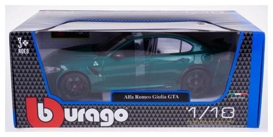 Image du produit Bburago 928814.004 bburago- Alfa Romeo Giulia GTA 20020 1:18 verde