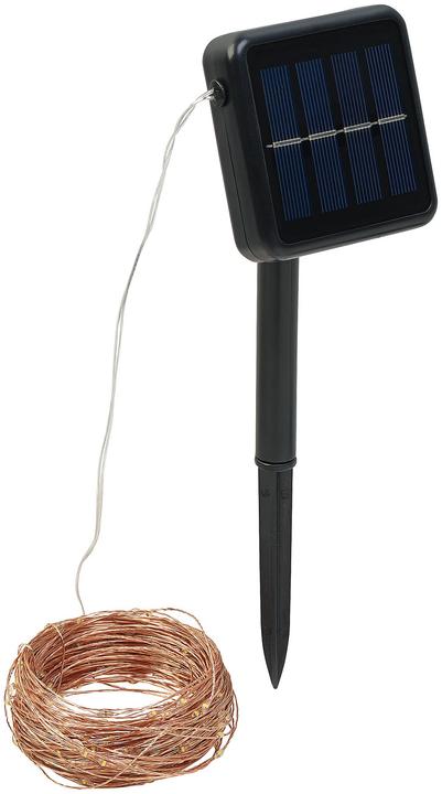 Actual product image Lunartec Solar light chain made of copper wire (30 m)