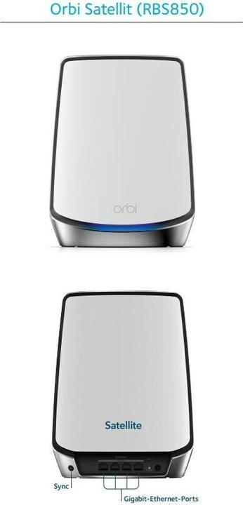 Actual product image Netgear Orbi WiFi 6 Satellit AX6000 (RBS850)